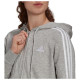 Adidas Γυναικεία ζακέτα Essentials French Terry 3-Stripes Full-Zip Hoodie